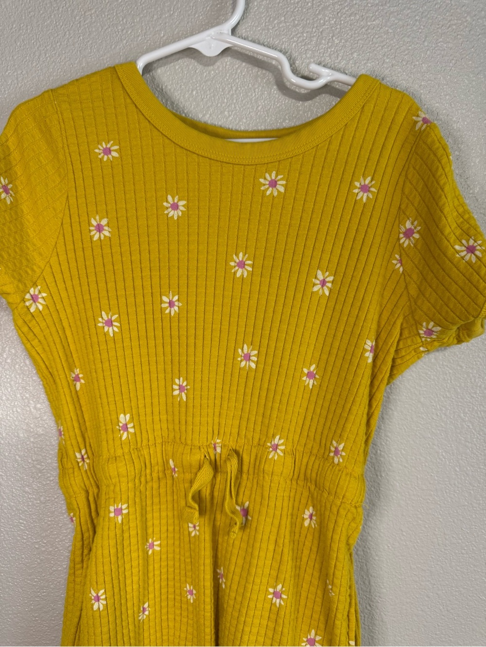 Hanna Andersson Girls Knit Drawstring Dress